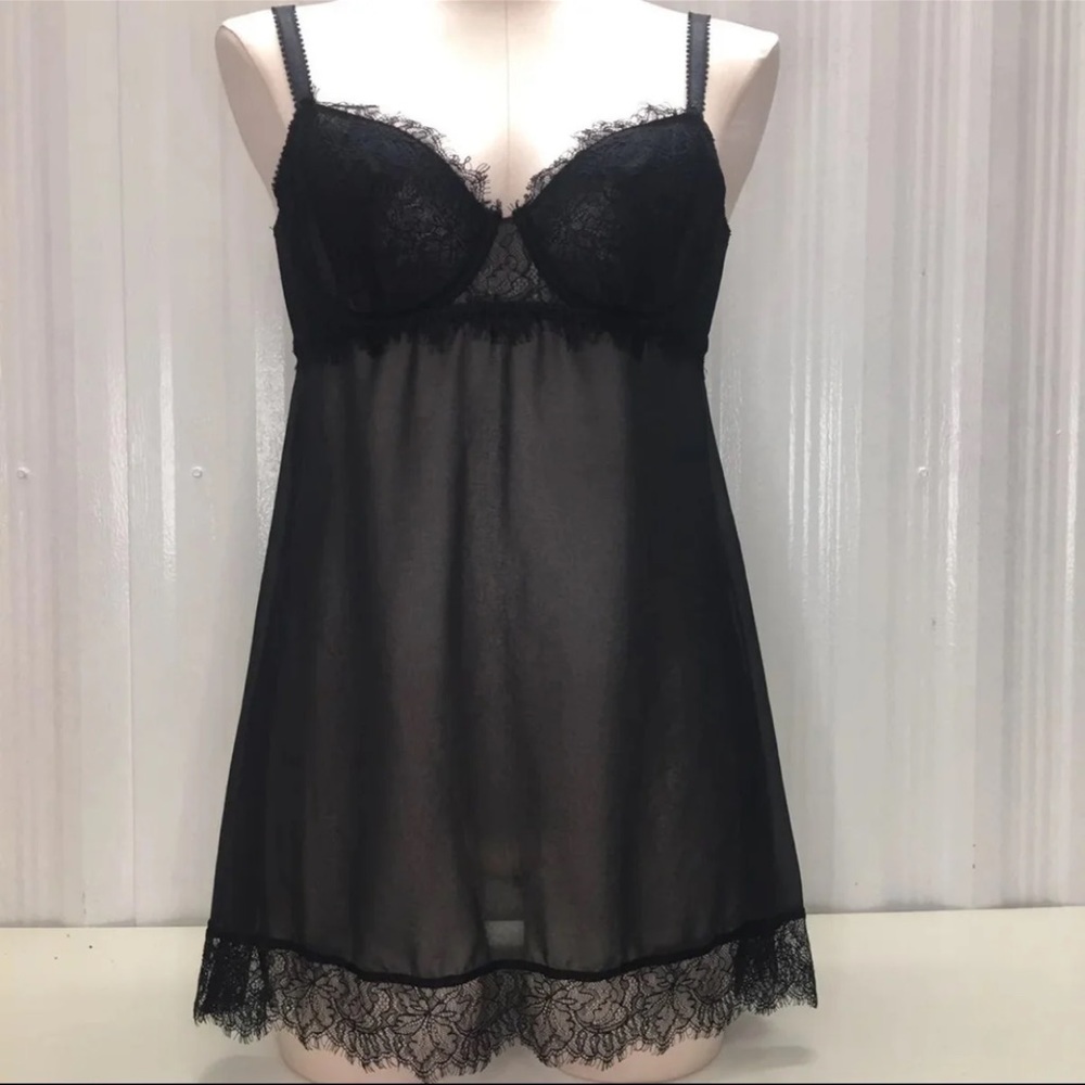 Sexy Black Lingerie Dress Gilligan & O'Malley